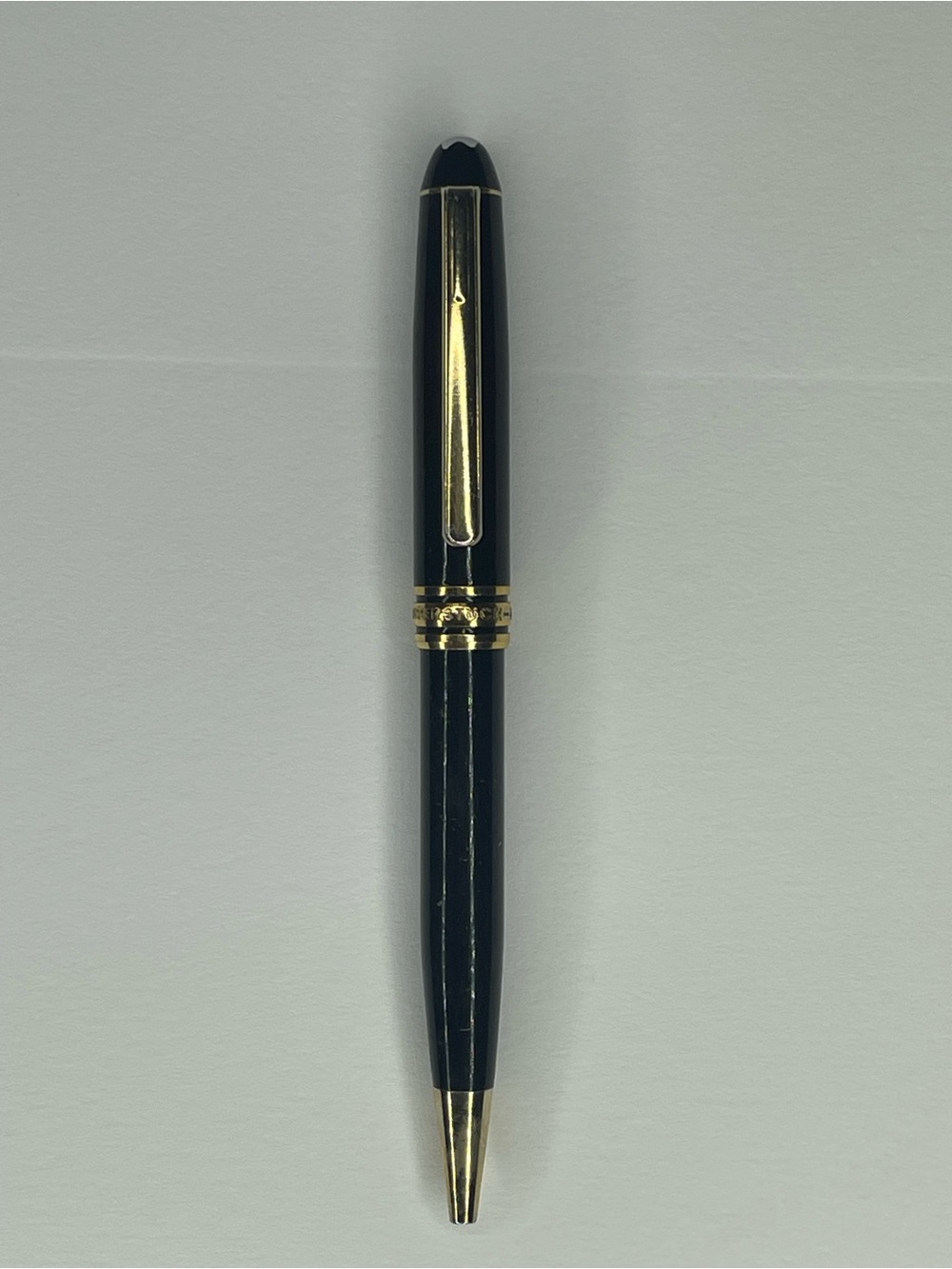 Montblanc Black and Gold Ballpoint Pen